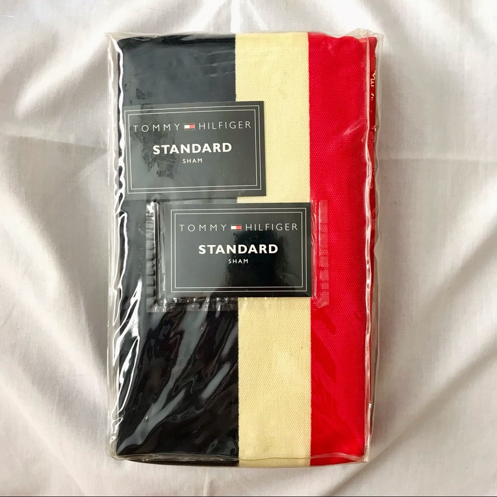 Tommy Hilfiger Pillowcase Standard Sham Striped Multicolor Andover